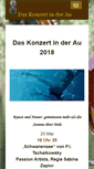 Mobile Screenshot of daskonzertinderau.at